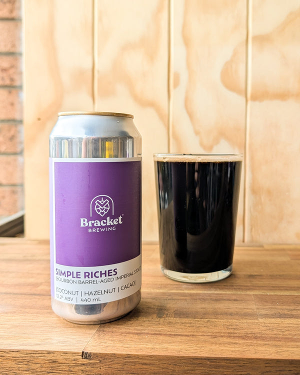 Simple Riches | Bourbon Barrel-Aged Imperial Stout | 5th Bday Release